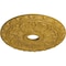 Ekena Millwork Spring Leaf Medallion (Canopies up to 5 5/8"), 19 7/8"OD x 3 5/8"ID x 1 1/4"P, Iridescent Gold CM19SPIGS - alternate 3